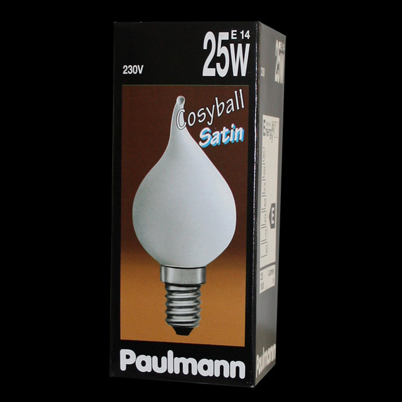 E14 Paulmann Glühbirne 9,99 516.20 Satin Kerze € Cosyball 25W dimmbar Windst,
