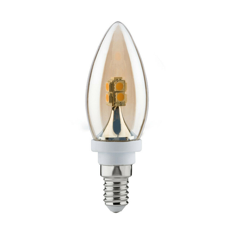 Paulmann LED warmweiß € K, Birne Lüster Kerze E14 2,99 Gold 2,5W Leuchtmittel